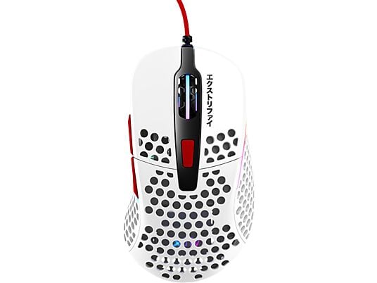 CHERRY M4 RGB edizione Tokyo - Mouse per gaming, Connessione con cavo, Ottica con LED, 16000 cpi, Bianco