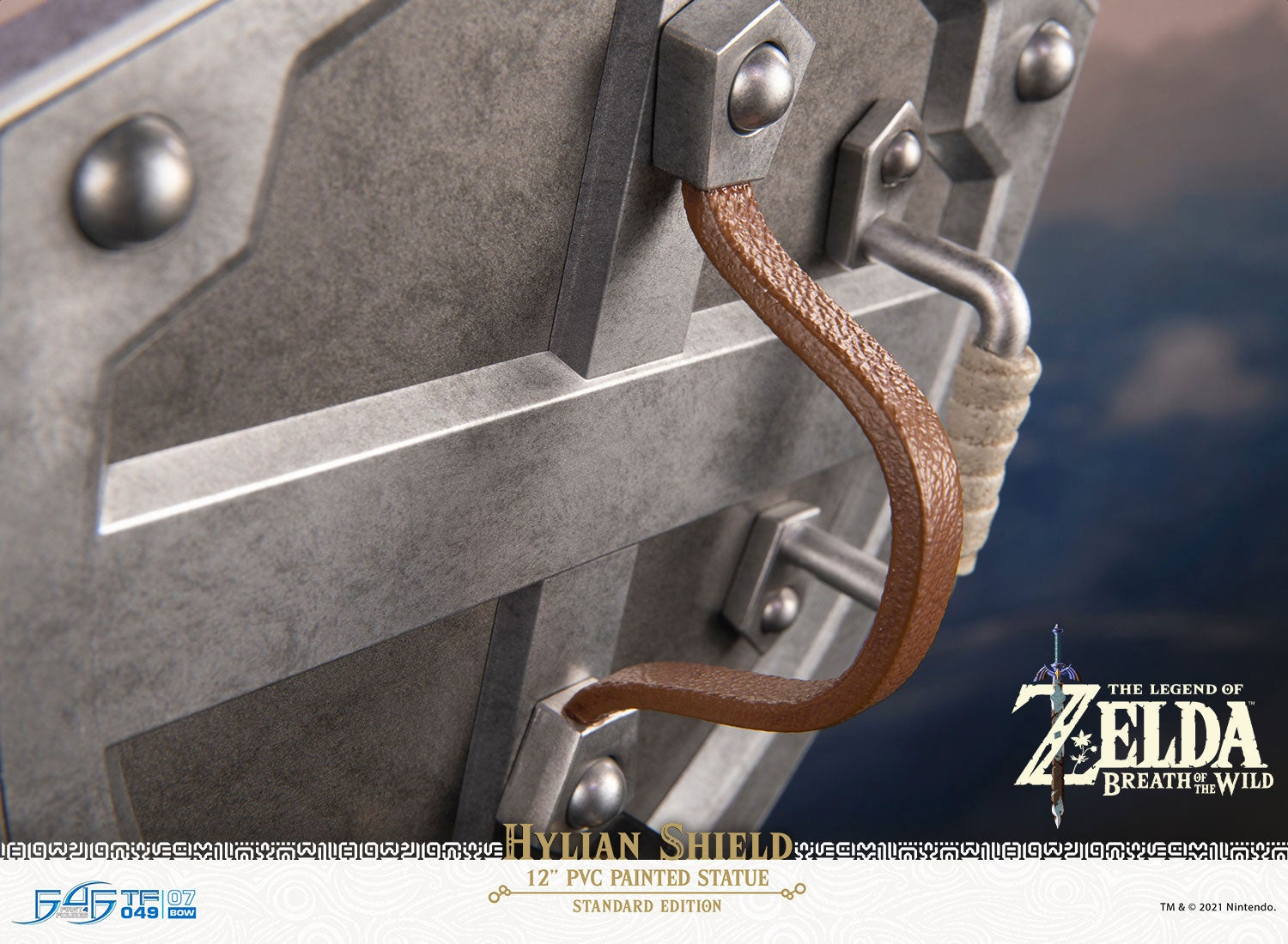 FIRST 4 FIGURE The Legend of Zelda : Breath of the Wild - Hylian Shield (StandardEdition) - statue (Multicolore)