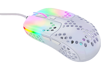 CHERRY MZ1 RVB - Souris de jeu, Filaire, Optique avec diodes électroluminescentes, 16000 cpi, Blanc