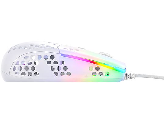 CHERRY MZ1 RGB - Souris gaming, Filaire, Optique avec LED, 16 000 cpi, Blanc