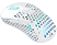 XTRFY M4 RVB sans fil - Souris de jeu, À fil, sans fil, Optique avec diodes électroluminescentes, 19.000 CPI, Blanc