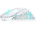 XTRFY M4 RVB sans fil - Souris de jeu, À fil, sans fil, Optique avec diodes électroluminescentes, 19.000 CPI, Blanc
