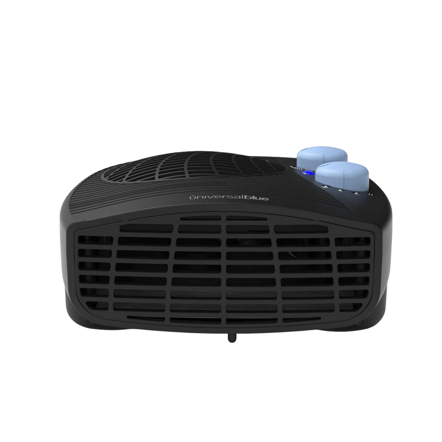 Calefactor Blue Copacabana 2000 w termostato ajustable ventilador negro universalblue termoventilador horizontal 2000w de color blanco