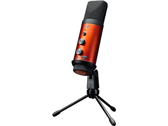 ESI cosMik uCast - Microfono da studio a condensatore (Arancione/Nero)