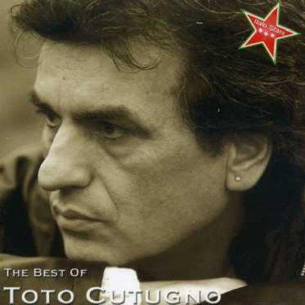 Albumcover mit einem Mann mit langen Haaren, betitelt 'The Best of Toto Cutugno'.