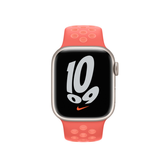 APPLE Bracelet pour Apple Watch 41 mm Sport Nike Magic Ember / Crimson Bliss (ML853ZM/A)