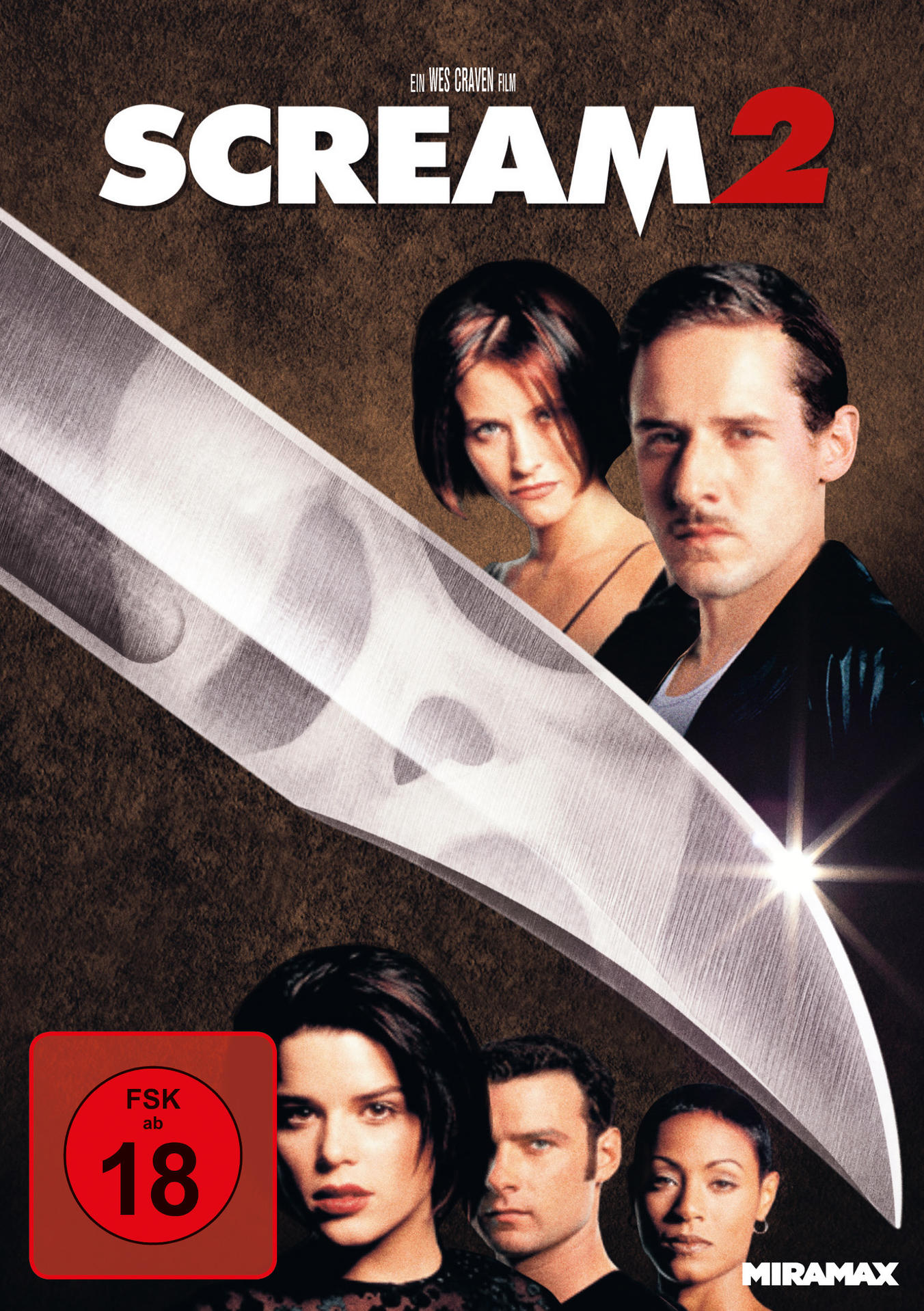 DVD-Cover: Filmszene mit Personen und Messer.