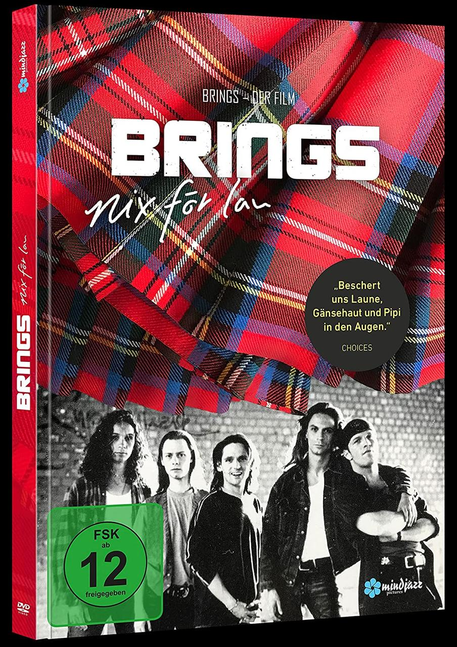 DVD-Hülle des Films "BRINGS nix für lau" mit Bandfoto.