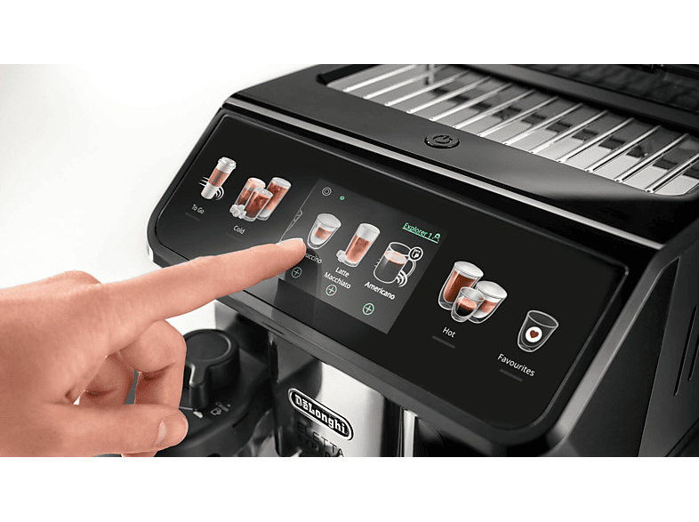 De'Longhi ECAM450.55.G Eletta Explore Kaffeevollautomat (Grau, Ja, 19 bar, externer Milchbehälter) — Foto 5 von 5