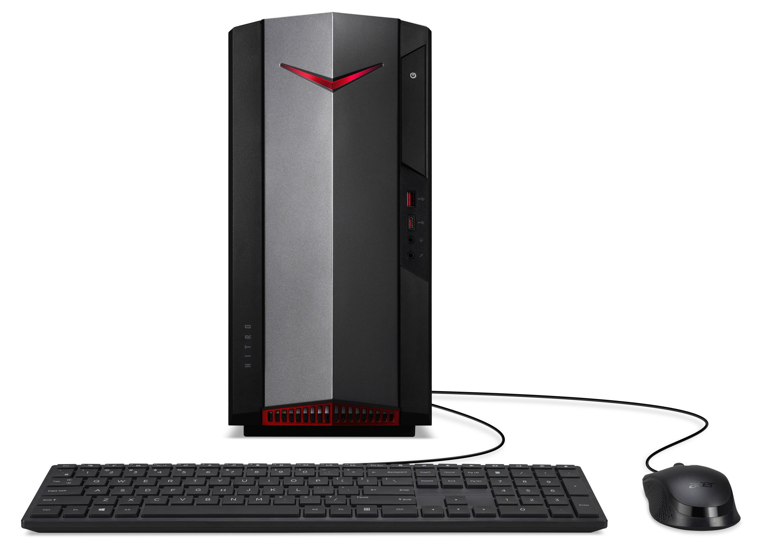 ACER Nitro 50 (N50-620), Desktop mit Intel® Core™ i5 i5-11400F 