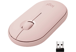 LOGITECH Pebble M350 - Maus (Rose)