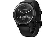 GARMIN vívomove sport - Montre connectée hybride (125-190 mm, silicone, Noir / gris ardoise)