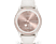 GARMIN vívomove Sport - Hybrid-Smartwatch (125 - 190 mm, Silikon, Elfenbein/Perlgold)