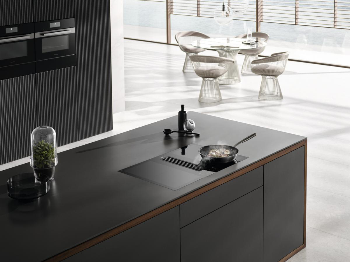 MIELE KMDA 7476 FL, Kochfeld mit Dunstabzug (800 mm breit, 520 mm tief)