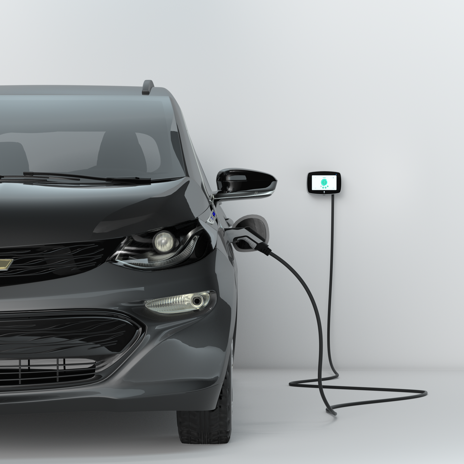 Cargador vehículo eléctrico - Wallbox Copper SB, 7.4 kW, Conector Tipo 2, WiFi, CAT III, IP54/IK10, Negro