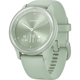 GARMIN vívomove sport - Montre connectée hybride (125-190 mm, silicone, Menthe / argent)