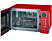 SEVERIN SEVERIN MW 7893 - Forno a microonde retro - 700 W - Rosso - Microonde con grill (Rosso)