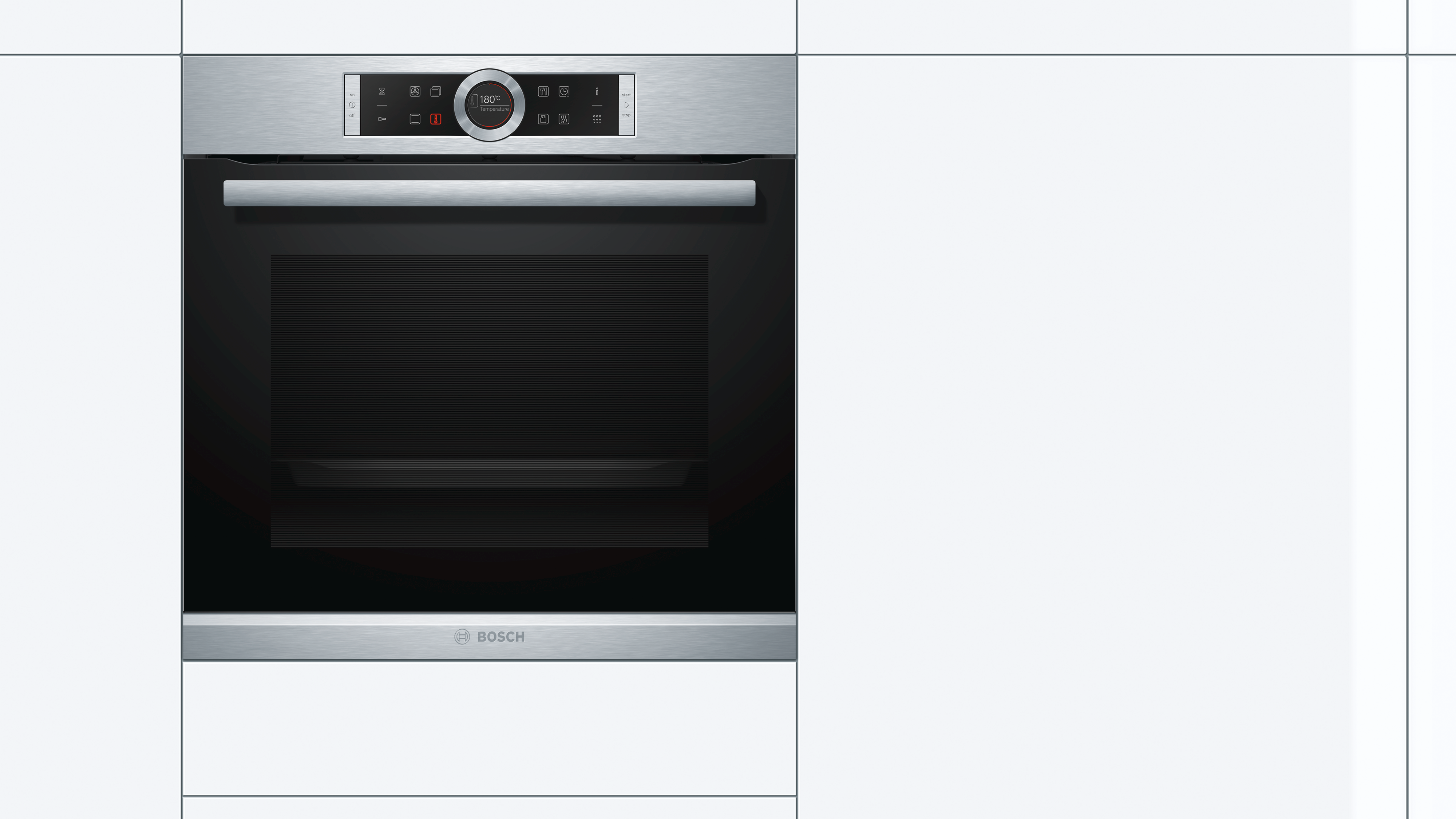 BOSCH HBG 675 BS 1 Pyrolyse Backofen (71 l, Edelstahl, 594 mm breit, A+)