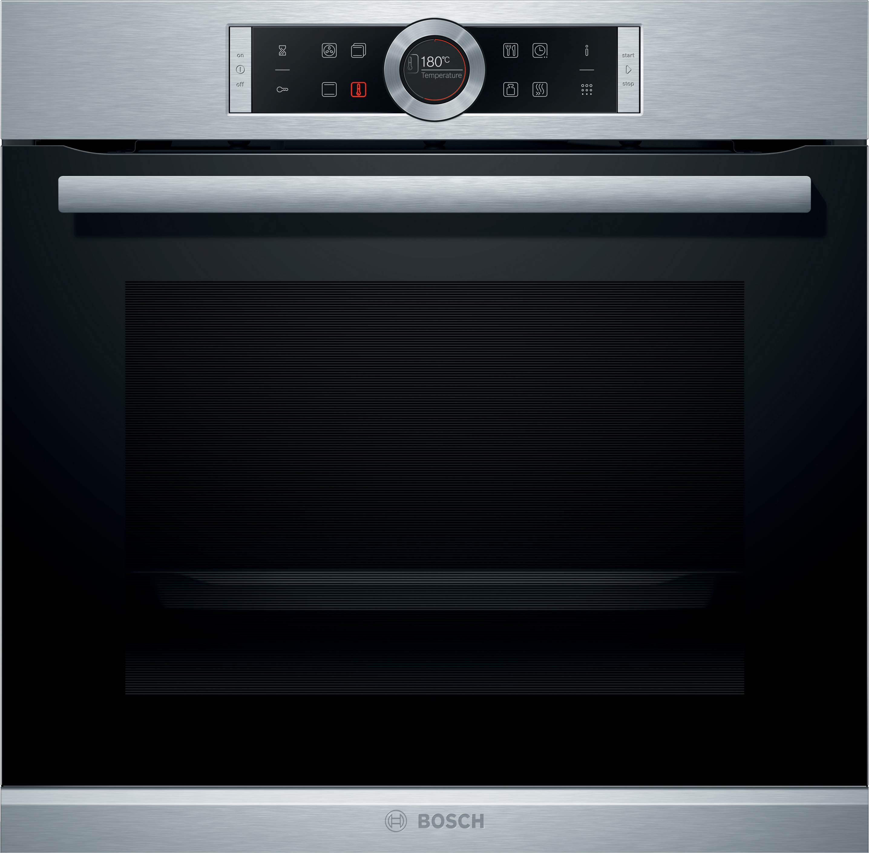 BOSCH HBG 675 BS 1 Pyrolyse Backofen (71 l, Edelstahl, 594 mm breit, A+)
