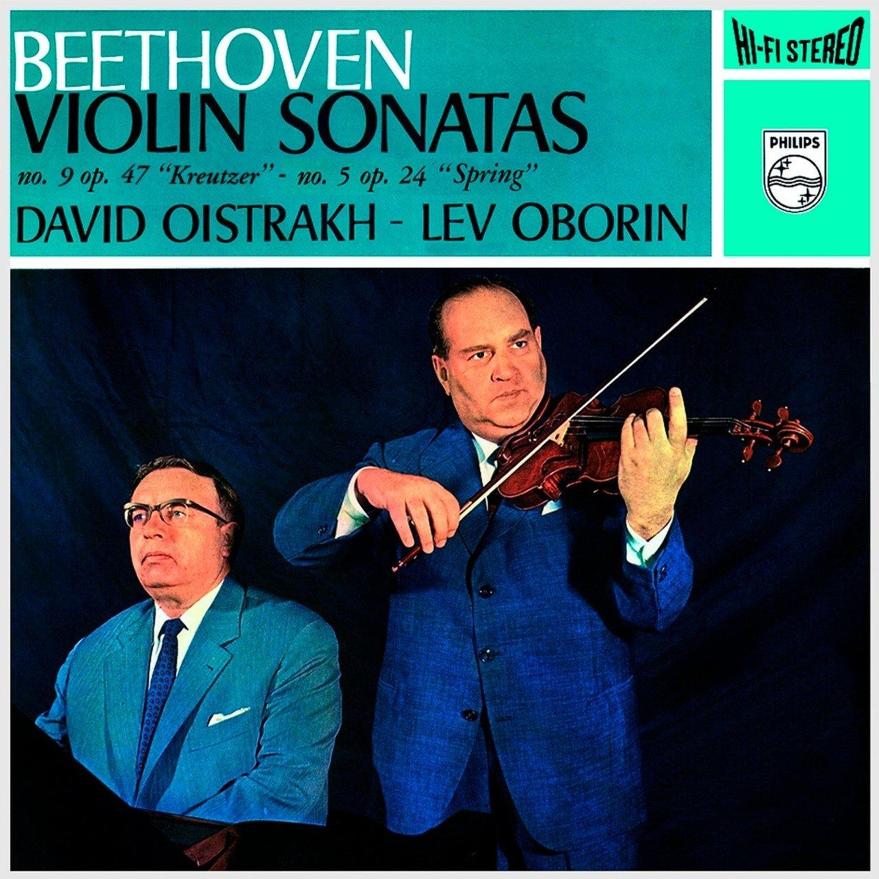 Beethoven Violin Sonatas album borító két férfival.