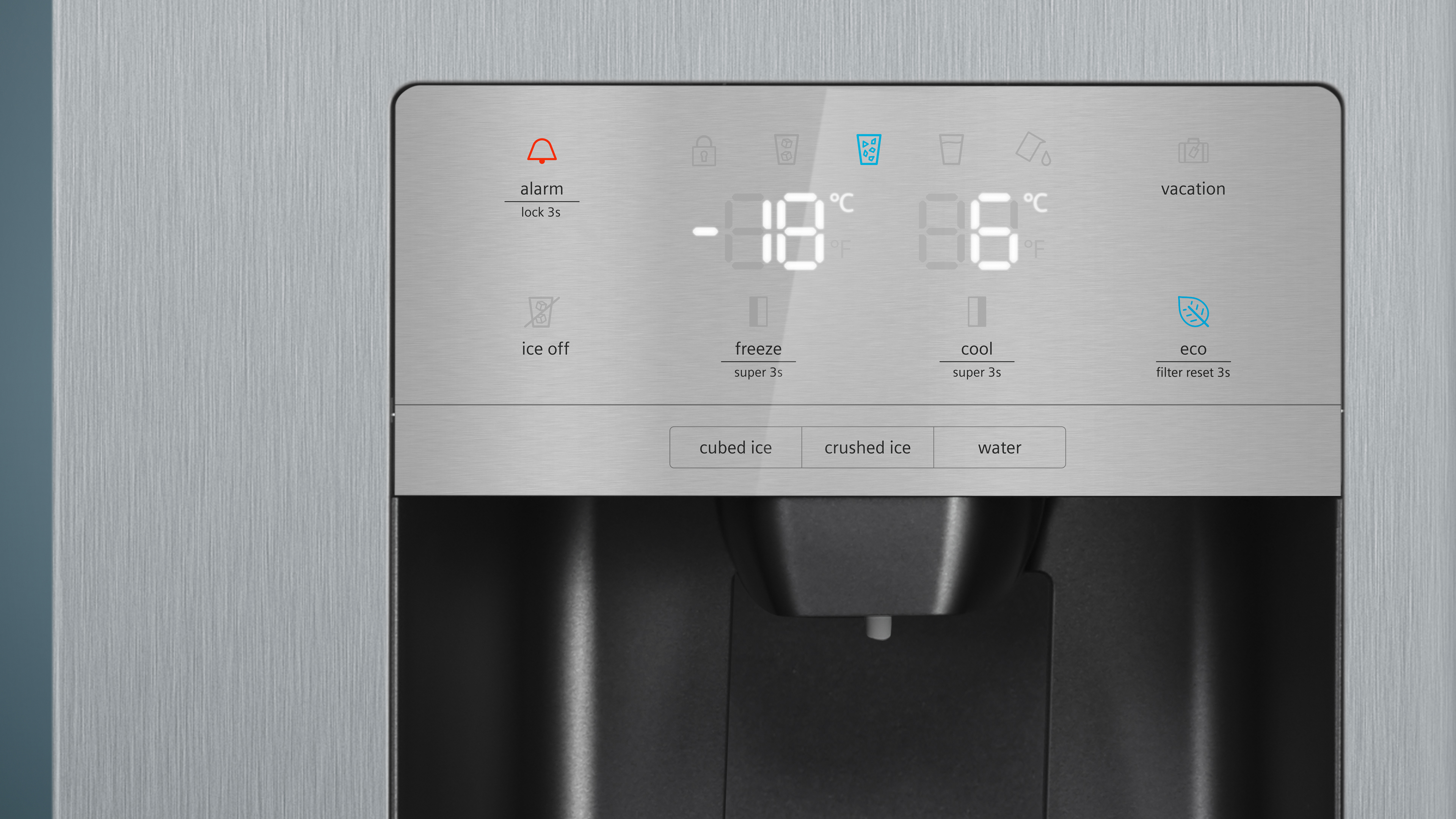Ein silberner Laptop in Seitenansicht mit einem hellgrünen und gelben Bildschirm.