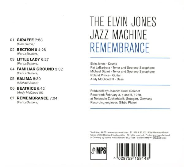 Elvin Jones - Remembrance  - (CD)