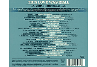 VARIOUS - This Love Was Real-L.A.Vocal Groups 1959-1964  - (CD)
