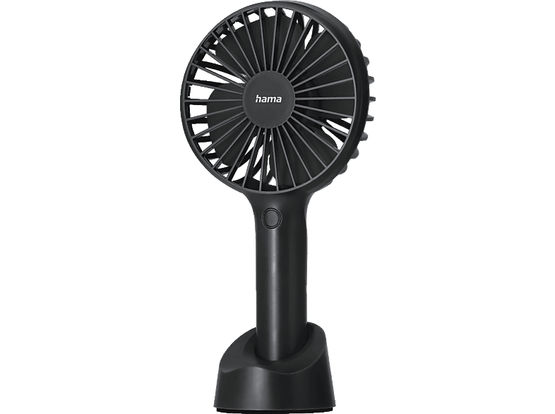 HAMA Tragbarer USB Handventilator, Schwarz