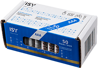 ISY IBA-1050 AAA Batterie, 1.5 Volt 50 Stück