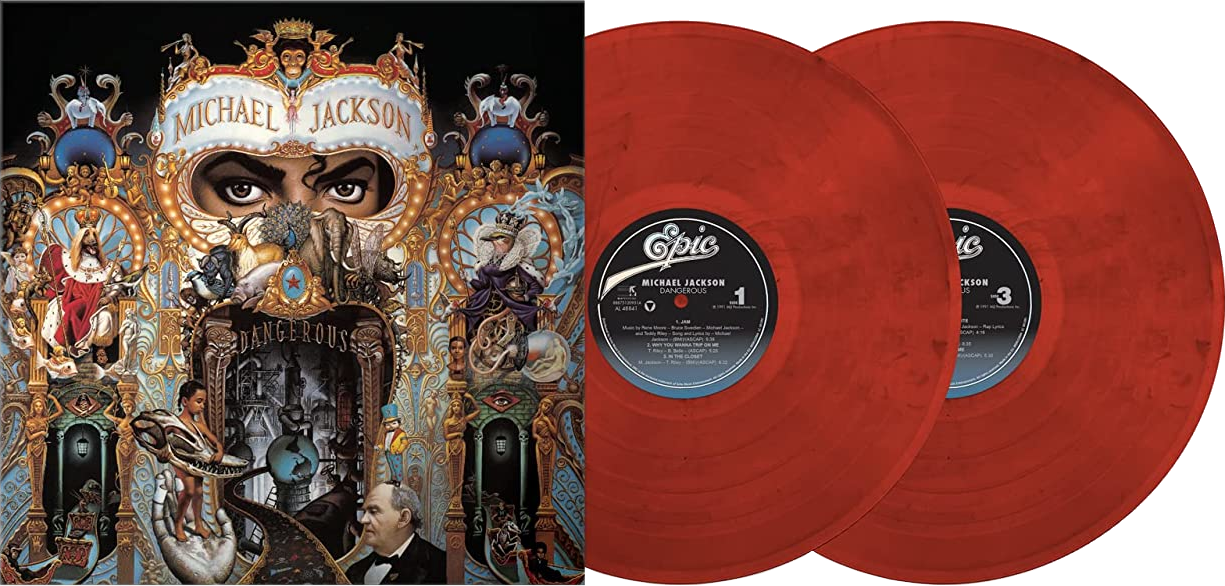 Michael Jackson - Dangerous (Red Blacksmoke Vinyl) (Vinyl LP (nagylemez))
