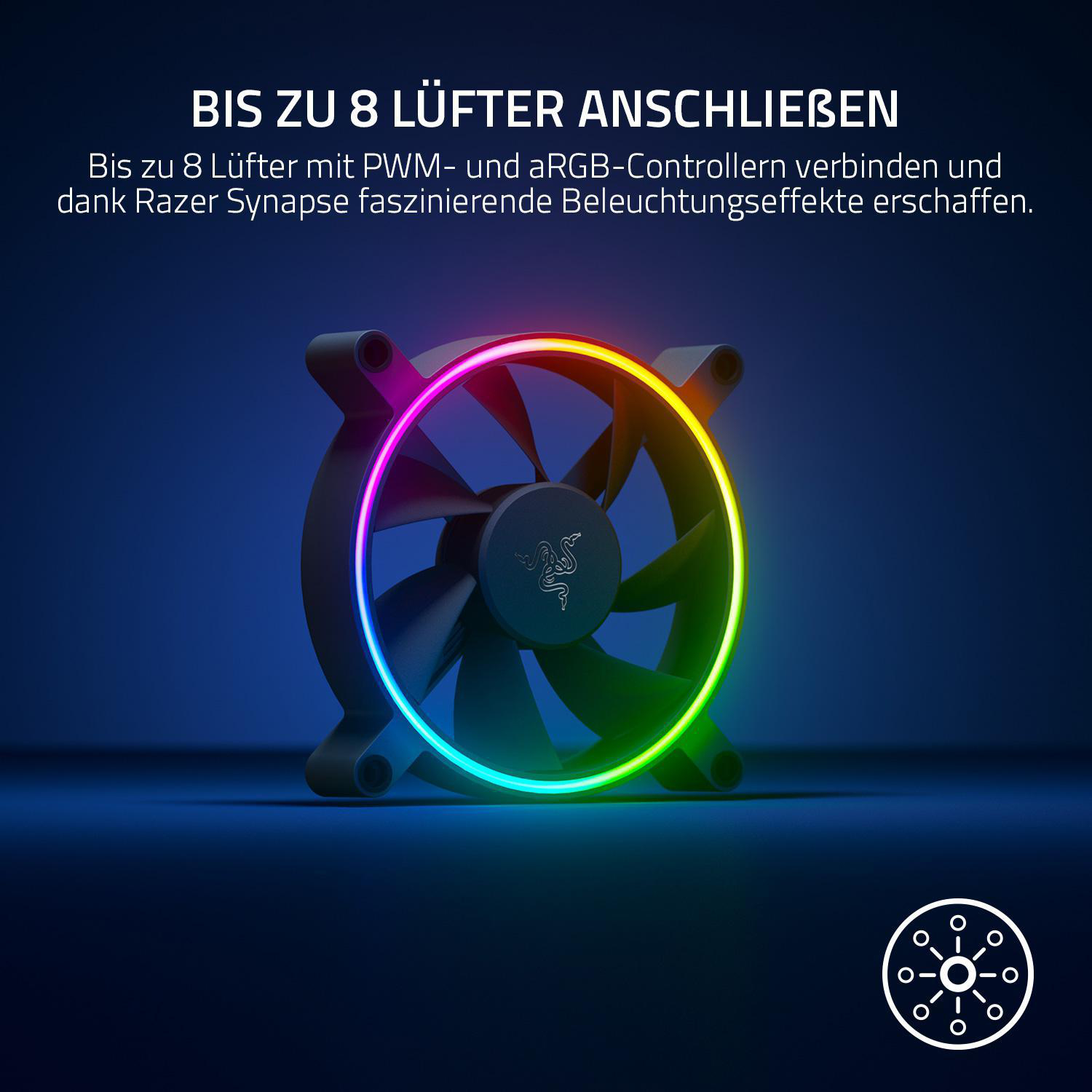 RAZER KUNAI CHROMA, 120 mm, 3 Lüfter