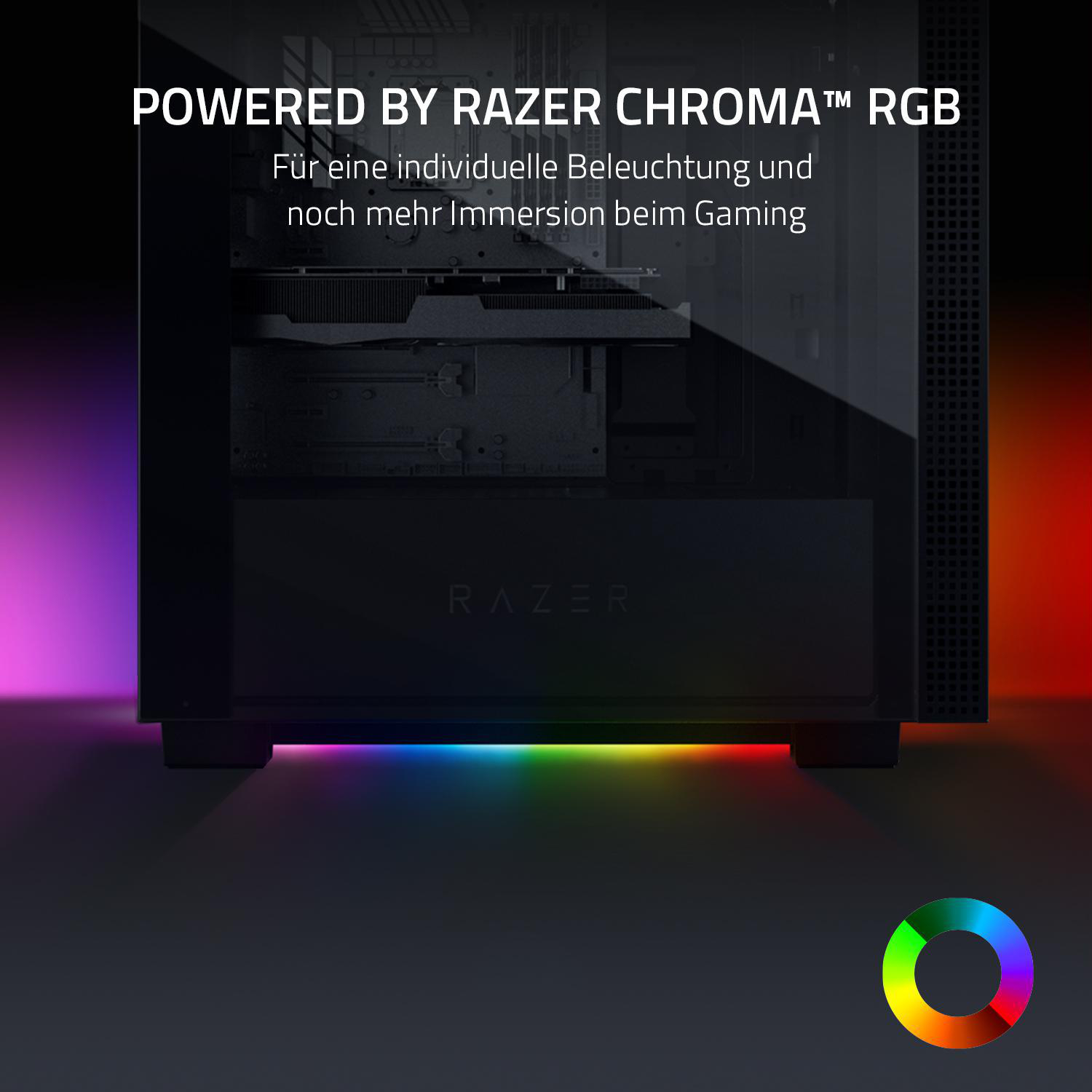 RAZER TOMAHAWK ATX PC-Gehäuse, Schwarz