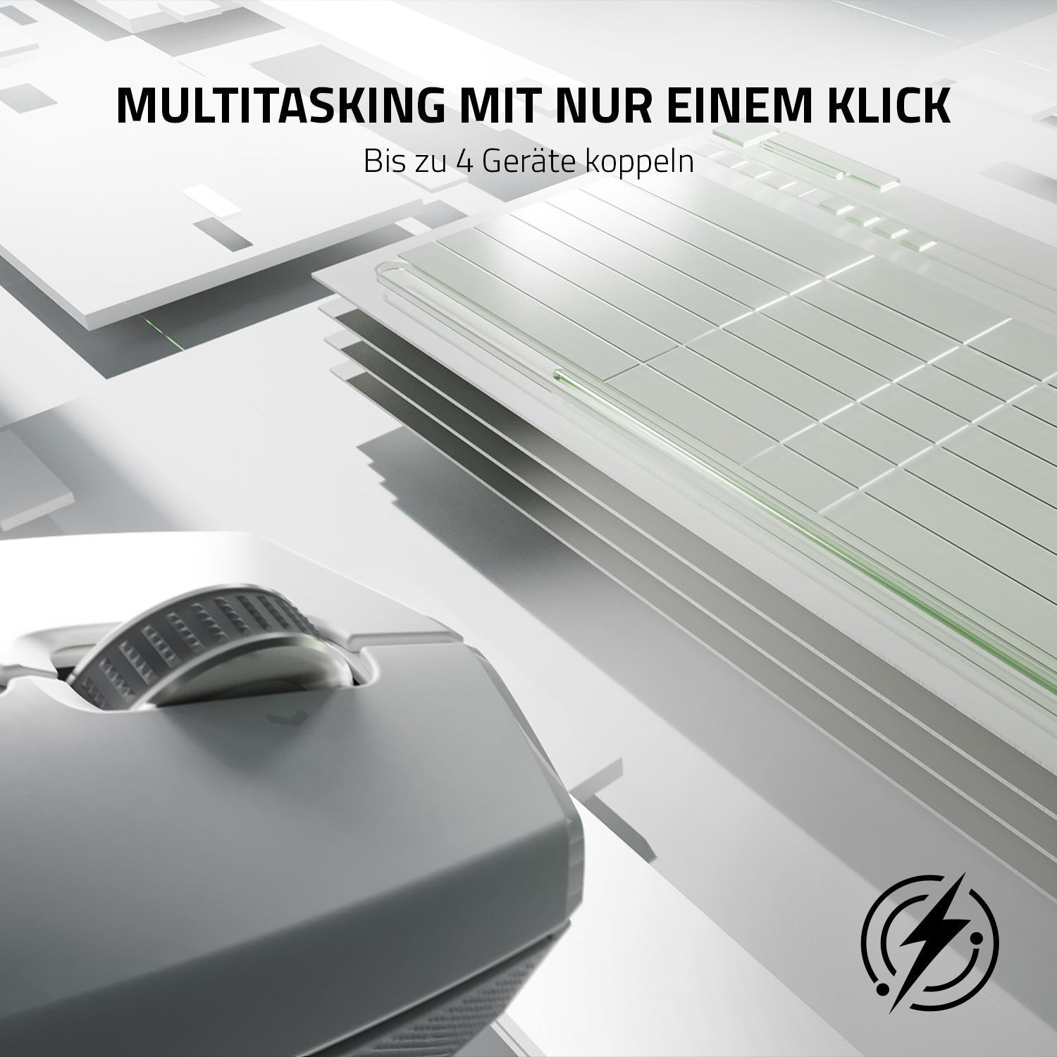 RAZER PRO CLICK MINI Maus, Weiß