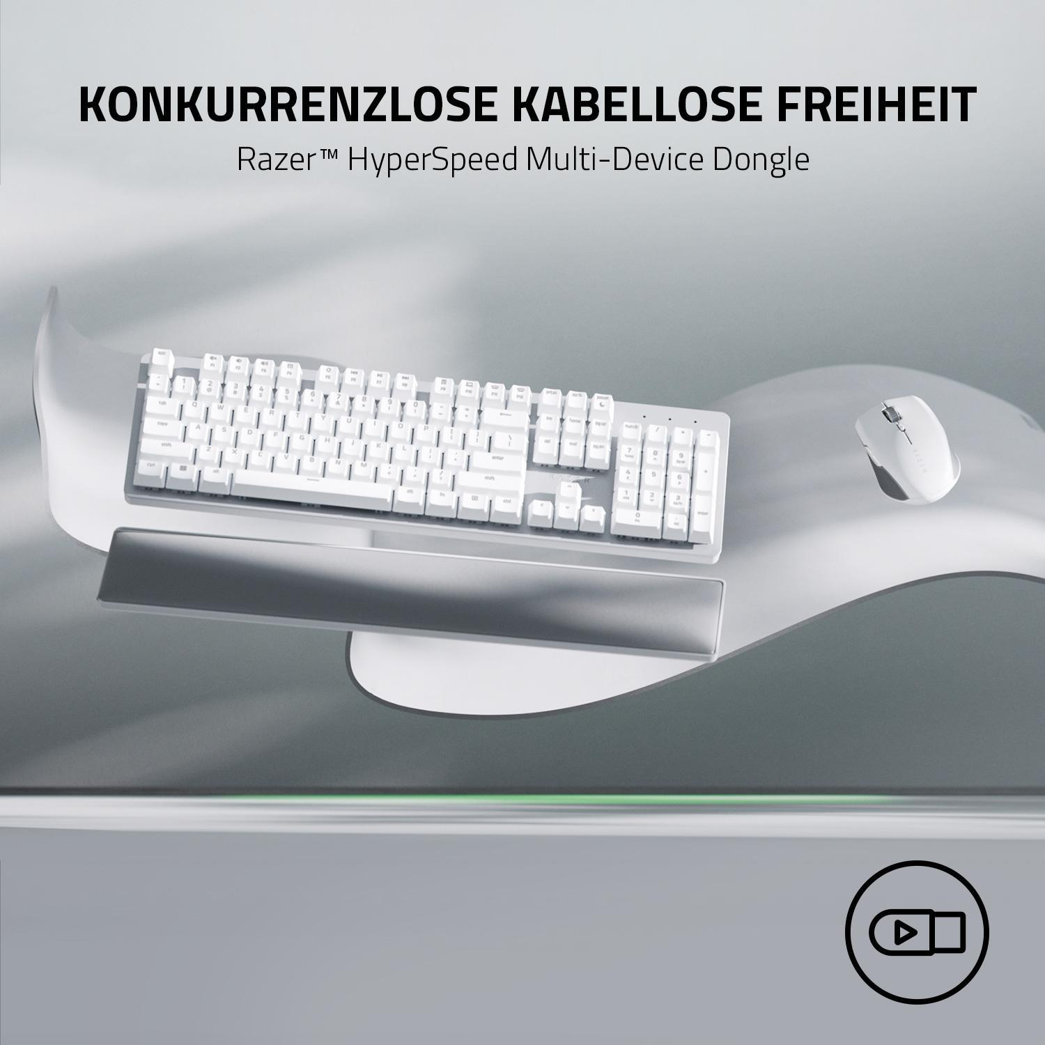 RAZER PRO CLICK MINI Maus, Weiß