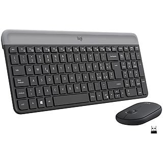 Tastiera + Mouse LOGITECH MK470 SLIM WIRELESS COMBO