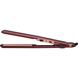 Plancha de pelo - BaByliss Berry Crush 230, Cerámica, 10 niveles de temperatura, Hasta 230°C, Rojo