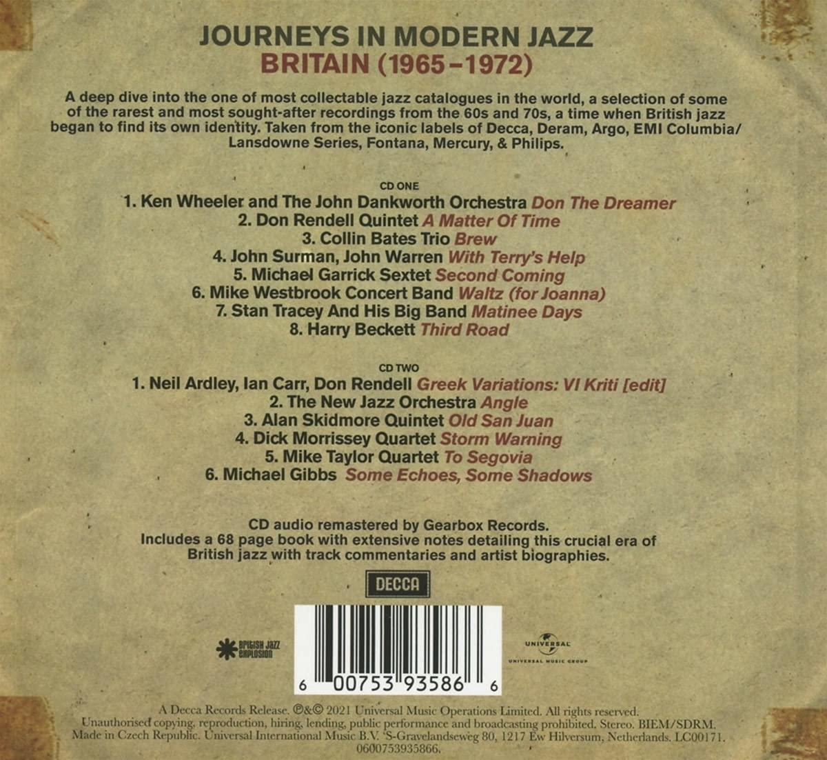 VARIOUS - Journeys In Modern Jazz: Britain 1961 - 1973  - (CD)