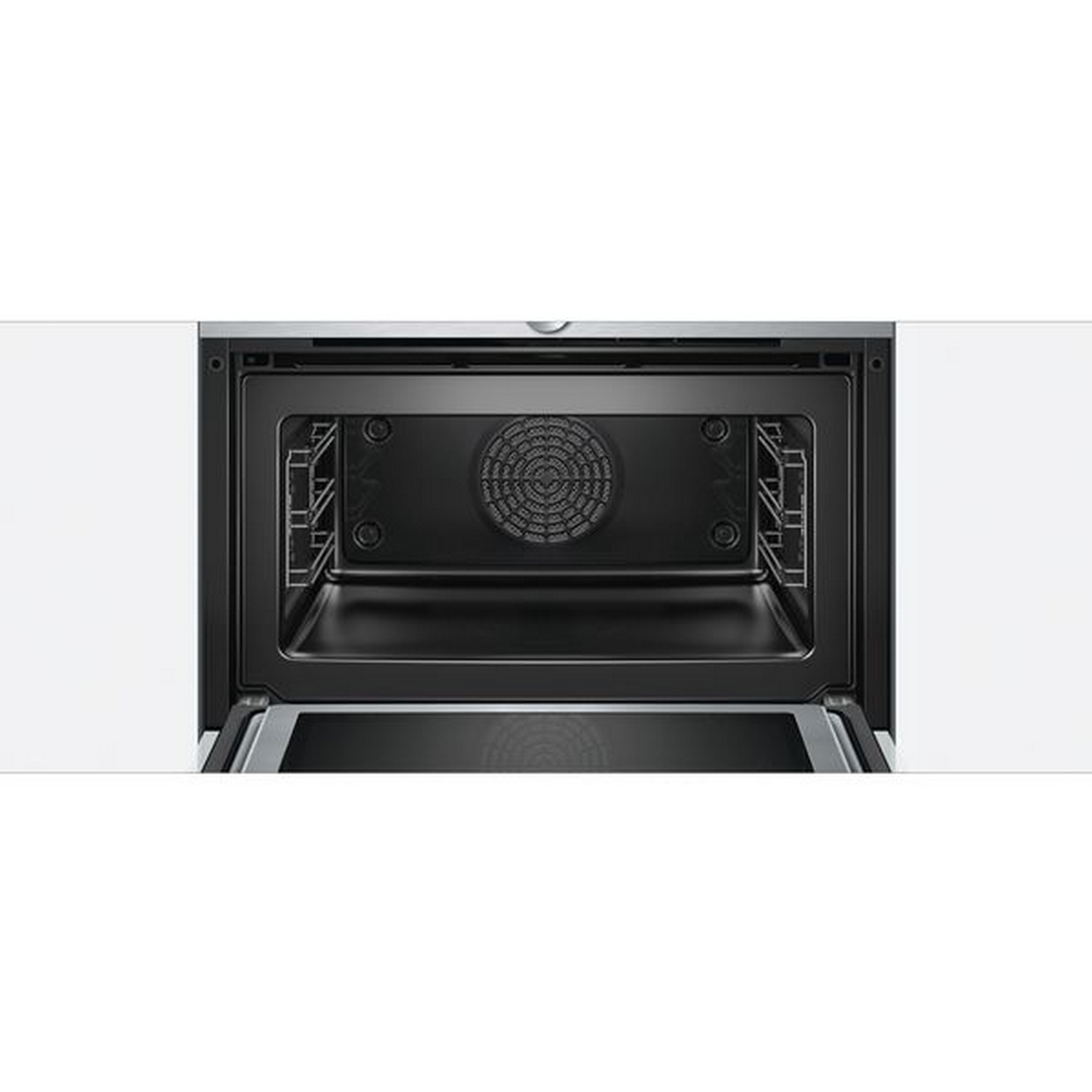 Horno - Siemens CM633GBW1, Integrable, 45 l, 3650 W, Eléctrico, Con microondas, Blanco