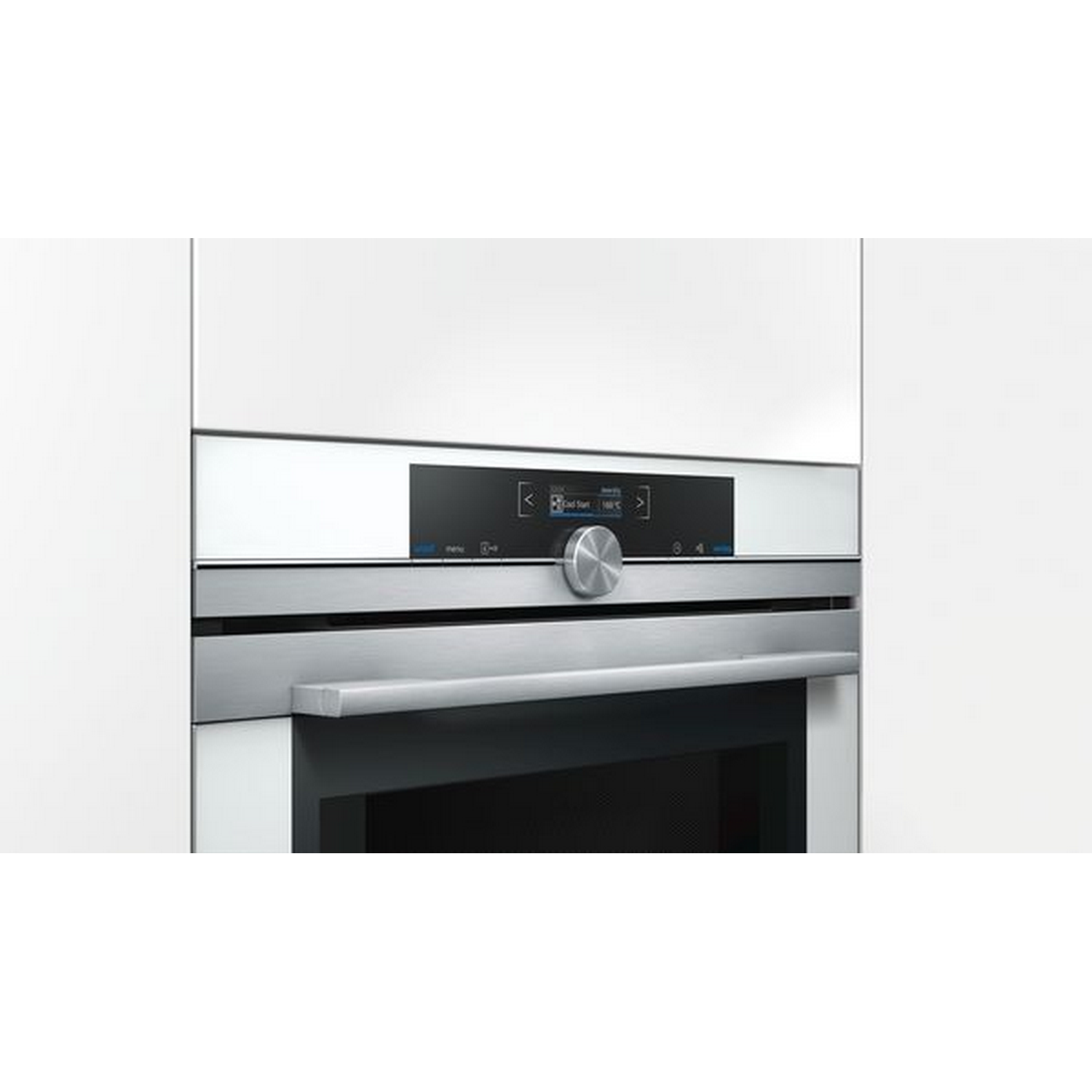 Horno - Siemens CM633GBW1, Integrable, 45 l, 3650 W, Eléctrico, Con microondas, Blanco