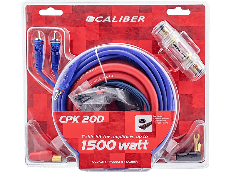 Caliber Jeu De Câbles 20mm – 1500 Watt (cpk20d)