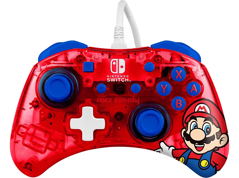 PDP Rock Candy Nintendo Switch Controller Mario (500-181-eu-mar)