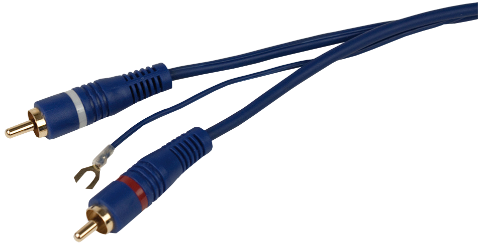 CALIBER Câble audio autoradio vers amplificateur 5 m (CL195-B)