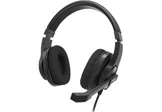 HAMA HS-P350 V2 - Casque de bureau (Câblé, Stéréo, Over-ear, Noir)