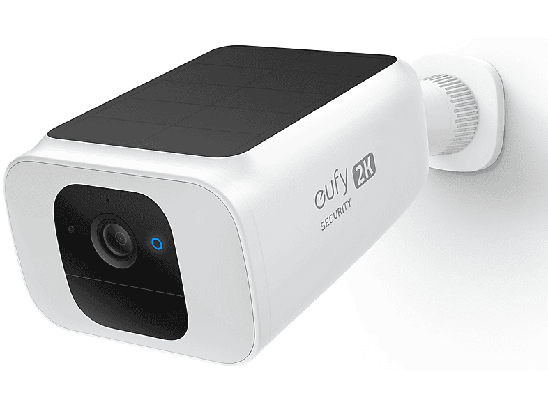 eufy Überwachungskamera Solocam S40, 2K, Outdoor, IP67, Kabellos, Nachtsicht, Weiß/Schwarz