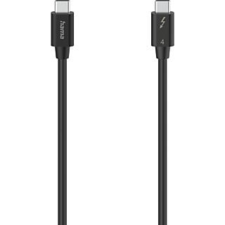 HAMA Thunderbolt-4 - USB-C Kabel (Schwarz)