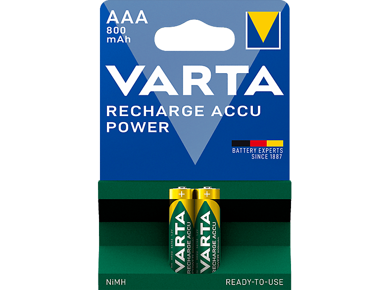 VARTA Longlife Ready2Use mikro akku 800mAh (2xAAA)