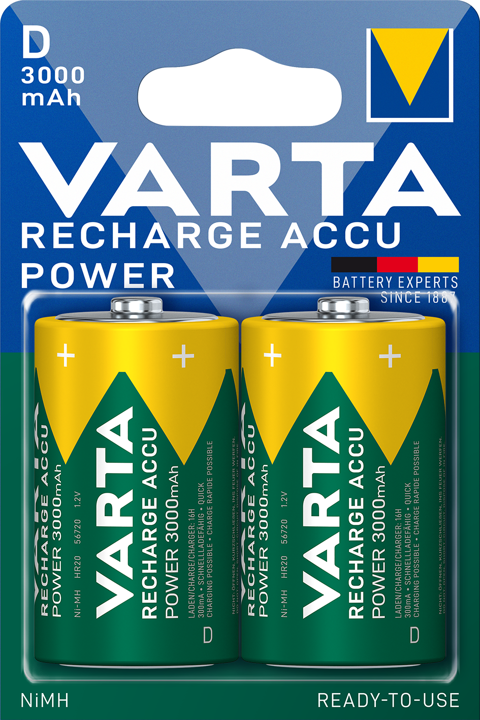 VARTA Power Ready2Use góliát akku 3000mAh (2xdb)
