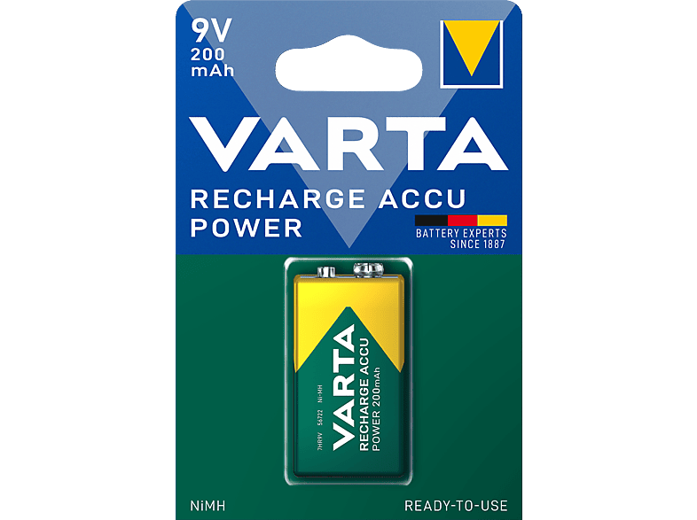 VARTA Power Ready2Use 9V-os akku 200mAh