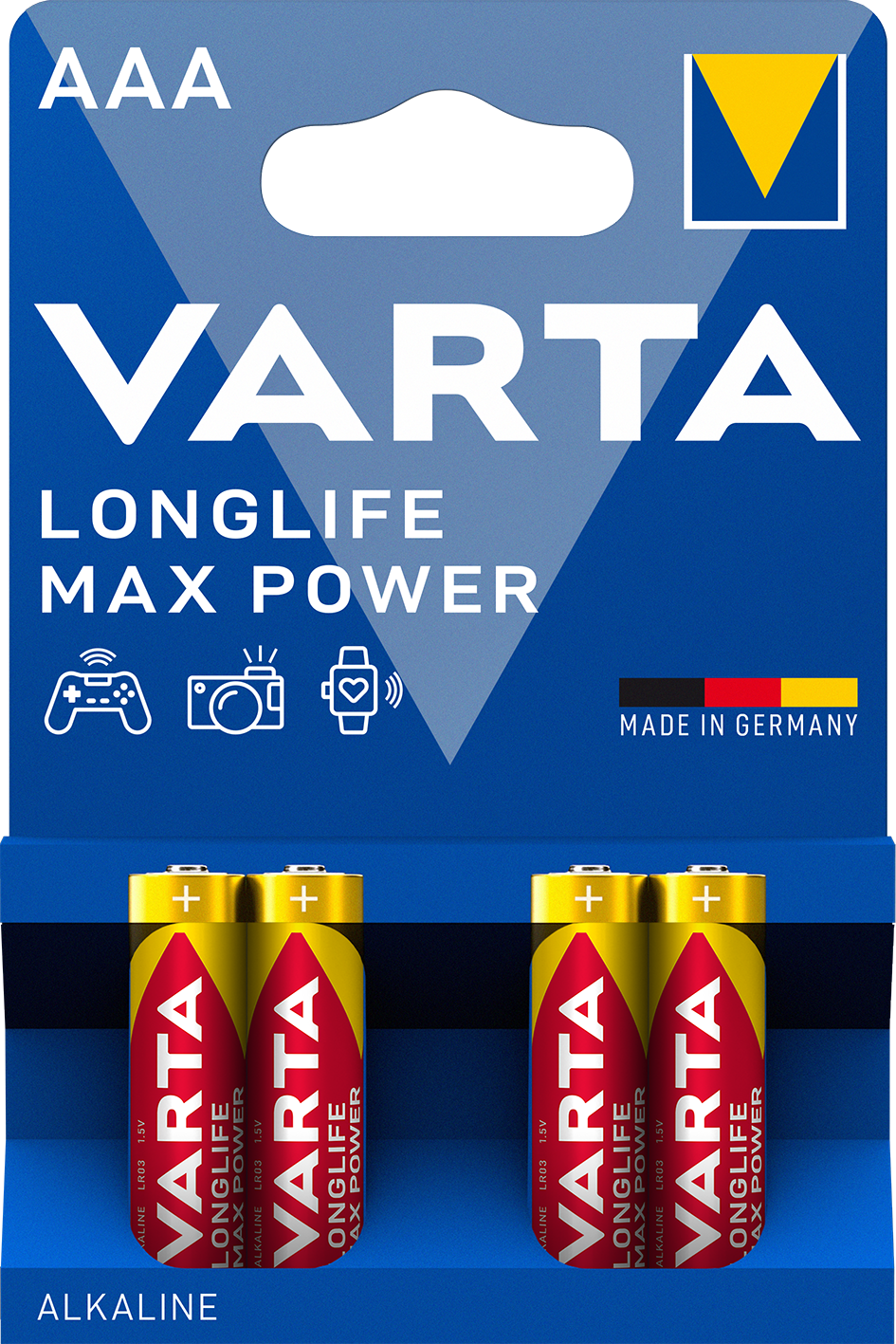 VARTA MaxTech alkáli mikroceruza elem (4xAAA)