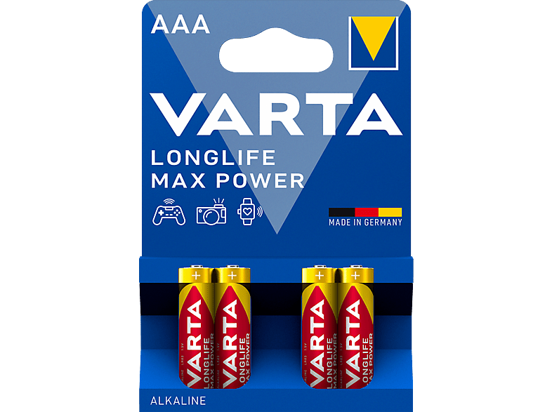 VARTA MaxTech alkáli mikroceruza elem (4xAAA)